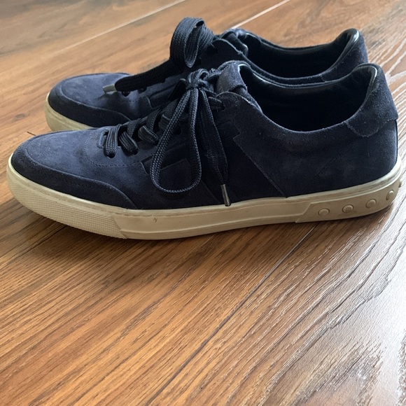 TOD’S Blue Suede Sneakers - Picture 8 of 10